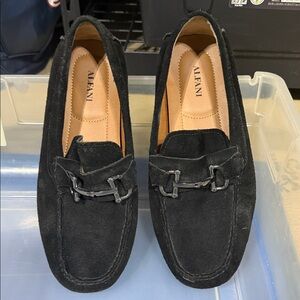 Alfani Men's Black Suede Slip-On Loafers size 11